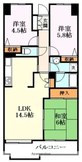 宇治黄檗パークホームズ【403号室】の間取り