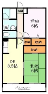 グリーンサム弐番館【1階】の間取り