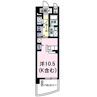 EXE VILLA WEST【5階】の間取り