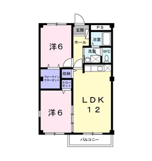 サンリジェール【1階】の間取り