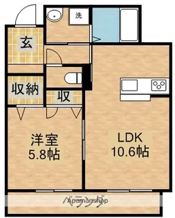 シャーメゾン宇治木幡【2階】の間取り