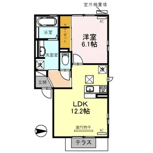 ツカト【1階】の間取り