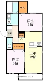 宇治離宮【101号室】の間取り