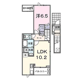 ノースヴィレッジ【2階】の間取り