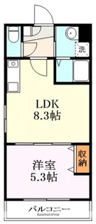 CUORE城陽【403号室】の間取り