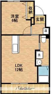 ブランエスパス神明【202号室】の間取り