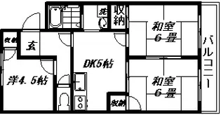 アネックスとの【103号室】の間取り