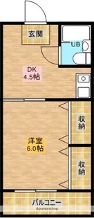 ルナ・クレセント2ND【2階】の間取り