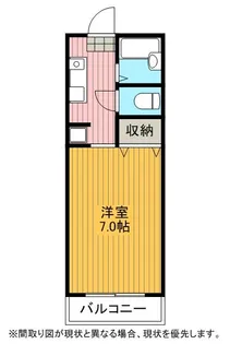 アテッサ京都【A107号室】の間取り