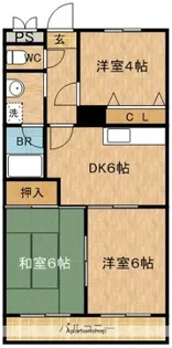 リベレ小西【2階】の間取り