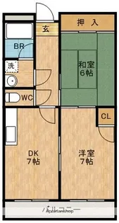 壱番館【3階】の間取り