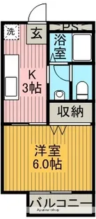 リバーハイツ宇治【2階】の間取り