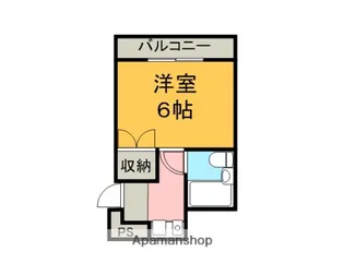 コーポ御薗橋【3階5号号室】の間取り