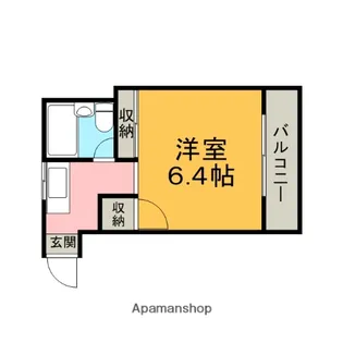 スペース北山【104号室】の間取り