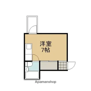 京都府京都市左京区岩倉中大鷺町【マンション】の間取り