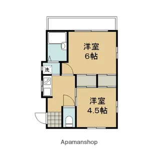 ウエストヴィレッジ【4階】の間取り