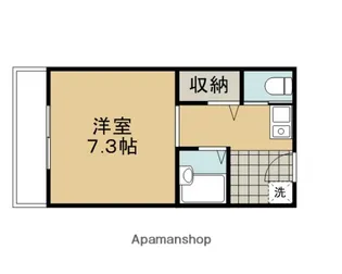 グランツ62【101号室】の間取り