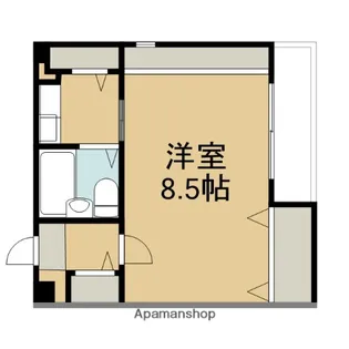 CASADELUNA【302号室】の間取り