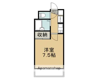 シュール西賀茂【1-A号室】の間取り