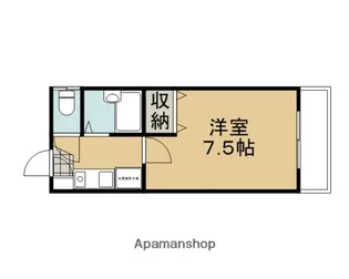 カーサフォレスト西賀茂【201号室】の間取り