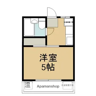 二軒茶屋マンション【A35号室】の間取り