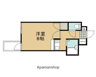 VISION3【301号室】の間取り