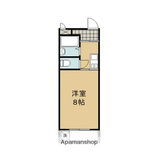 マンション馨【201号室】の間取り