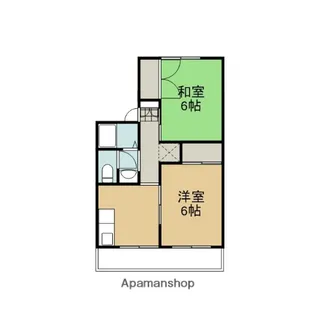 セジュール今原【A205号室】の間取り