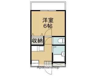 上賀茂ハイツ安井【214号室】の間取り