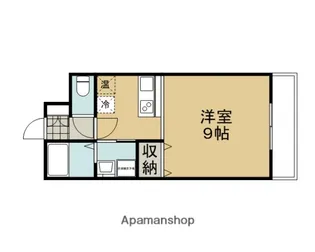 ヴィラフィオーレ【202号室】の間取り