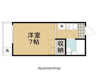 聖倖マンション【207号室】の間取り