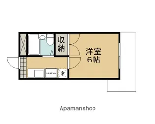 ラ・シャンブル【202号室】の間取り