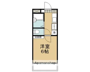 ラ・シャンブル【207号室】の間取り