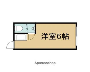 粟津ハイツ【203号室】の間取り