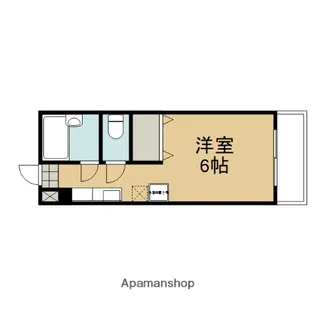 アルティ紫野【111号室】の間取り