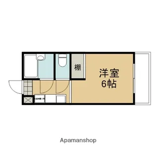 京都府京都市北区紫野西蓮台野町【マンション】の間取り