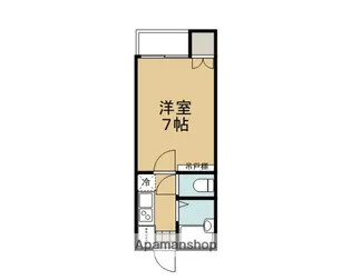 ヴィラ椿【202号室】の間取り