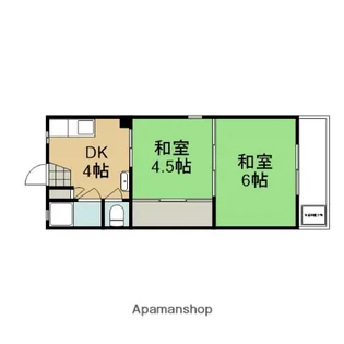 ルビーマンション【3階】の間取り