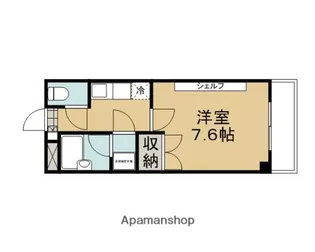 VINGT−SEPT【302号室】の間取り