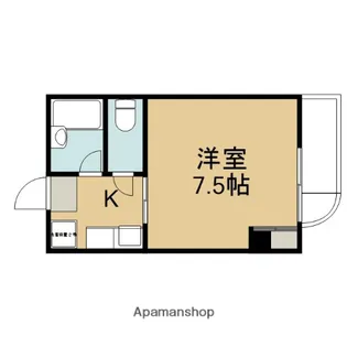 ラビスタⅡ【403号室】の間取り