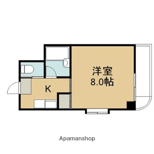 ラビスタⅡ【2階】の間取り