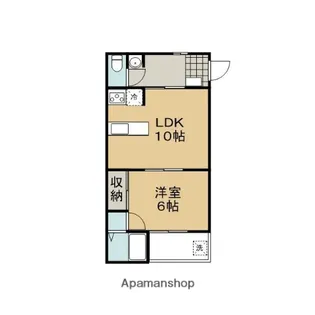 マンションニュー北山【105号室】の間取り