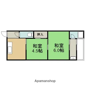 ラ・シノン【105号室】の間取り