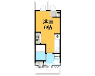 デトムワン北山レディース【410号室】の間取り