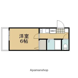 京都府京都市北区紫野東舟岡町【アパート】の間取り