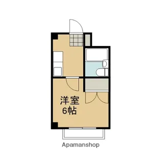 1Kの間取り画像