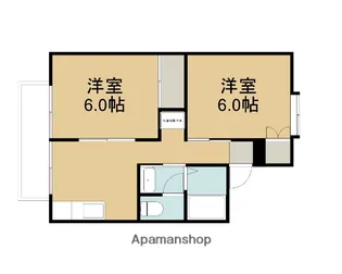 セジュール藤林【203号室】の間取り