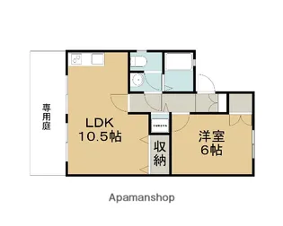 セジュールロゼット【103号室】の間取り