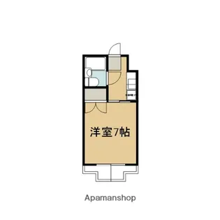 ヴィラホワイト【208号室】の間取り