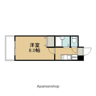 グレースヴィラ下鴨【101号室】の間取り